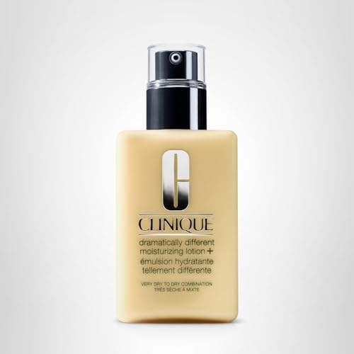 Clinique 3-Step Dramatically Different Moisturizing Lotion+ | Face Moisturizer For Dry to Dry Combination Skin Types | With Glycerin | Hydrating, 6.7 Fl Oz