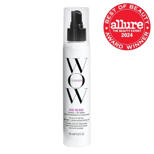COLOR WOW Raise the Root Thicken + Lift Spray â€“ All-Day Volume for Fine, Flat Hair without dulling color