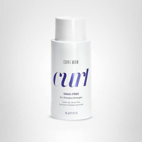 COLOR WOW Curl Wow Snag-Free Pre-Shampoo Detangler – Adds slip to curls before you shampoo for tangle-free washing and a deeper, fresher clean | Reduce Breakage