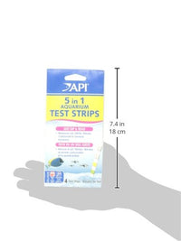 Thumbnail for API 5-IN-1 TEST STRIPS Freshwater and Saltwater Aquarium Test Strips 4-Count Box