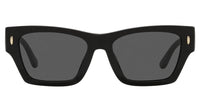 Thumbnail for Tory Burch Women's TY7169U Universal Fit Rectangular Sunglasses, Black, 52mm