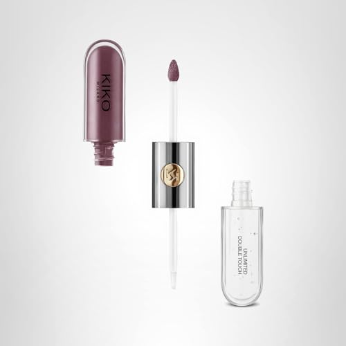 Kiko Milano Unlimited Double Touch 123 | Liquid Lipstick With A Bright Finish In A Two-step Application. Lasts Up To 12 Hours*. No-transfer base Colour.