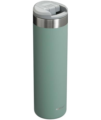 Stanley AeroLight Transit Bottle 20 oz | Locking Drink Through Lid | Leak Resistant Water Bottle or Coffee Travel Mug | Lightweight Insulated Stainless Steel | BPA-Free | Shale