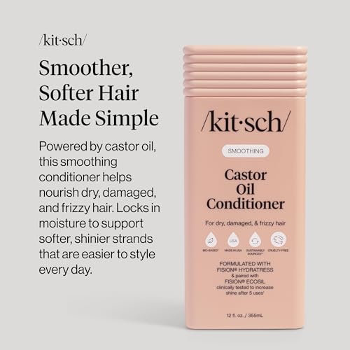 Image 5 of Kitsch Castor Oil Conditioner for Women & Men – 12.3 oz