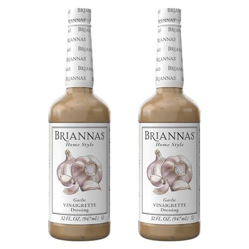 Image 1 of Default Title for the product BRIANNAS Home Style Garlic Vinaigrette, Gluten Free, Vegan, 2 Pack