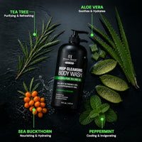 Thumbnail for Image 5 of Botanic Hearth Tea Tree Body Wash for Men 16 Fl Oz