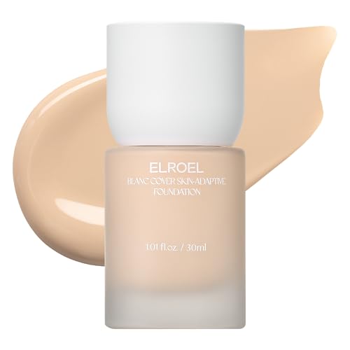Image 7 of No.200 for the product ELROEL Blanc Cover Foundation - K Beauty Liquid Foundation Makeup