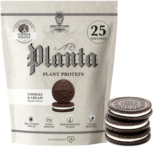 Image 3 of Cookies and Cream for the product Ambrosia Plant Based Protein Powder