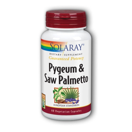 Solaray Pygeum & Saw Palmetto 60 Caps