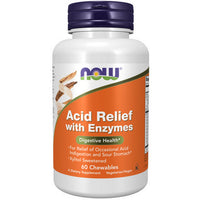 Thumbnail for Now Foods Acid Relief with Enzymes 60 chewables