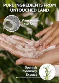 Thumbnail for Image 4 of AROMATICA Rosemary Salt Scrub Shampoo 10.5 oz / 300g