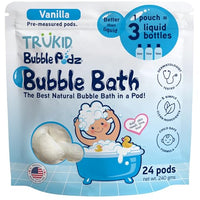 Thumbnail for Image 10 of Vanilla / 24 Count (Pack of 1) for the product TruKid Bubble Podz Bubble Bath for Kids, Toddlers, & Babies