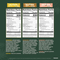 Thumbnail for Image 2 of ALOHA Organic Plant Based Protein Bars 6 Flavor Variety Pack 12 Count