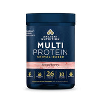 Thumbnail for Image 2 of Strawberry for the product Ancient Nutrition Grass Fed Multi Protein, Bone Broth, Whey
