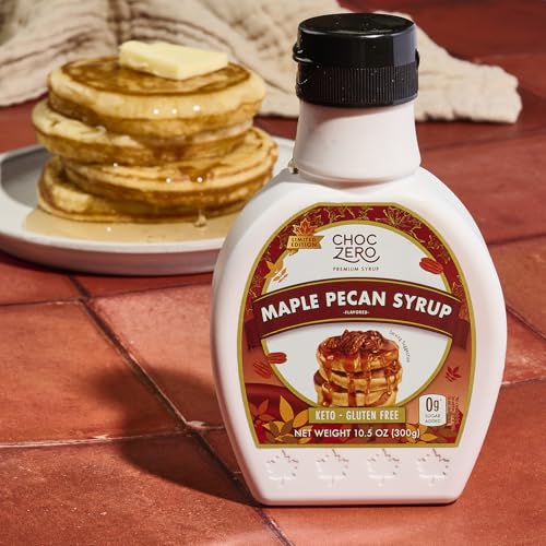 Image 5 of ChocZero Sugar Free Maple Pecan Syrup, 10.5 oz Bottle