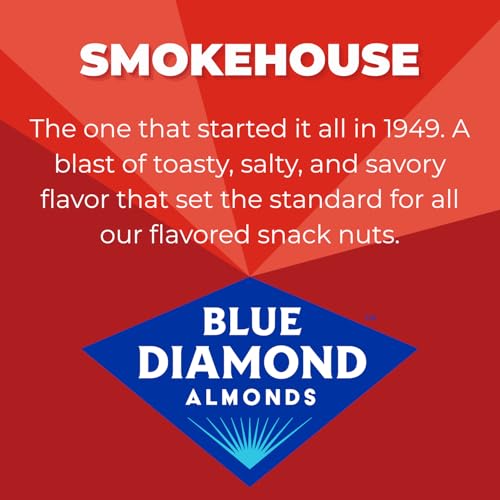 Image 6 of Blue Diamond Almonds Smokehouse Flavored Snack Nuts, 16 Ounce (Pack of 6)