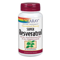 Thumbnail for Solaray Super Resveratrol 30 Caps