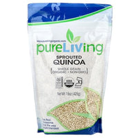 Thumbnail for Image 1 of Default Title for the product PURE LIVING INTERIOR DESIGN Organic Sprouted Quinoa 15 Ounce