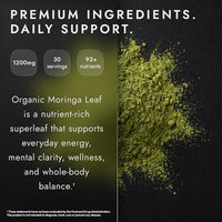 Thumbnail for Image 2 of Restology Labs Organic Moringa Leaf Capsules 1200mg 90 Capsules