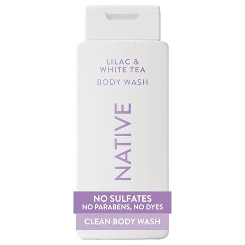 Image 1 of Default Title for the product Native Clean Body Wash for Women & Men, Lilac & White Tea Scent, 18 fl oz