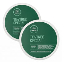 Thumbnail for Image 2 of 3 Ounce (Pack of 2) for the product Tea Tree Shaping Cream, Hair Styling Cream, Long-Lasting Hold, Matte Finish, For All Hair Types