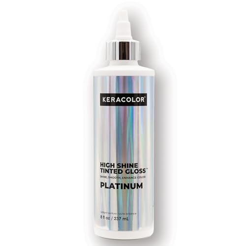 Image 9 of Platinum for the product KERACOLOR High Shine Tinted Hair Gloss In-Shower Glaze