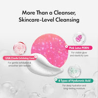 Thumbnail for Image 3 of Hanskin PDRN Gel-to-Foam Cleanser, Pink Lotus PDRN Face Wash, 3.71 fl oz
