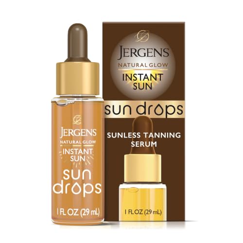 Image 1 of 1 Fl Oz (Pack of 1) for the product Jergens Natural Glow Tanning Drops, Sunless Self Tanner, Oil Free, 1 fl oz
