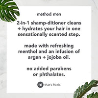 Thumbnail for Image 5 of Method Men 2-in-1 Shampoo and Conditioner 14oz Pack of 2