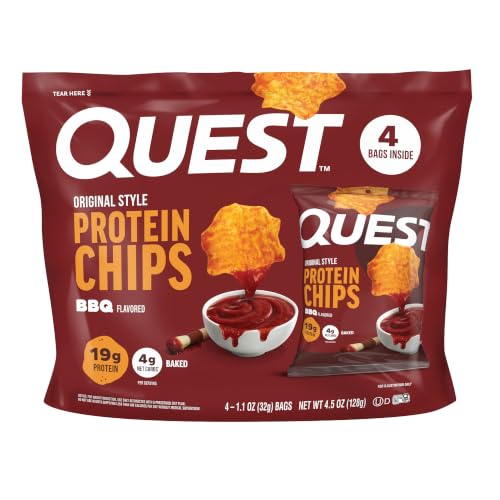 Image 4 of Barbecue / 1.1 Ounce (Pack of 4) for the product Quest Nutrition Protein Chips Variety Pack