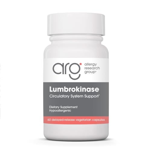 Image 2 of 60 Count (Pack of 1) for the product Allergy Research Group ARG Lumbrokinase 32 mg Delayed-Release, 30 Capsules