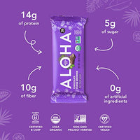 Thumbnail for Image 3 of ALOHA Organic Plant-Based Protein Bars 12 Count