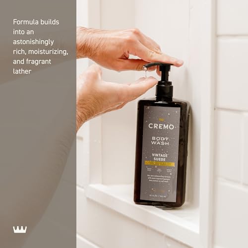 Image 5 of Cremo Body Wash for Men, Vintage Suede, 32 Fl Oz