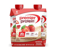 Thumbnail for Image 1 of Default Title for the product Premier Protein 30g High Protein Shake, Strawberries & Cream, 4 Pack