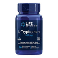 Thumbnail for Life Extension L Tryptohan 500 mg 90 Vcaps