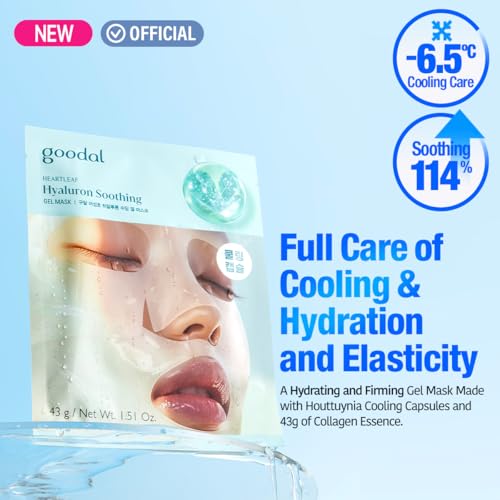 Image 2 of GOODAL Heartleaf Hyaluron Gel Mask 5EA
