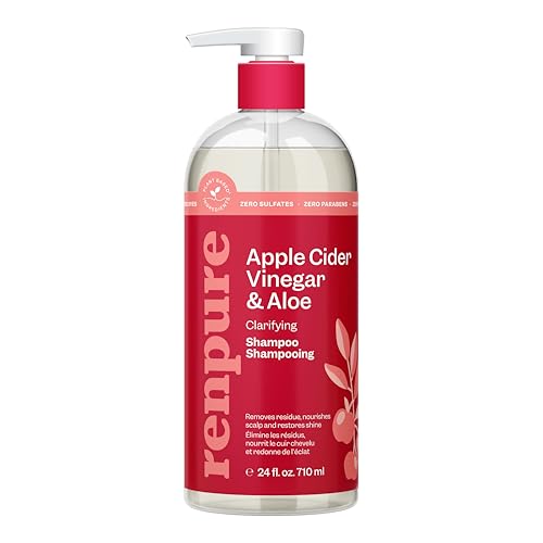 Image 1 of Default Title for the product RENPURE Apple Cider Vinegar & Aloe Clarifying Shampoo, Dull Hair, 24oz