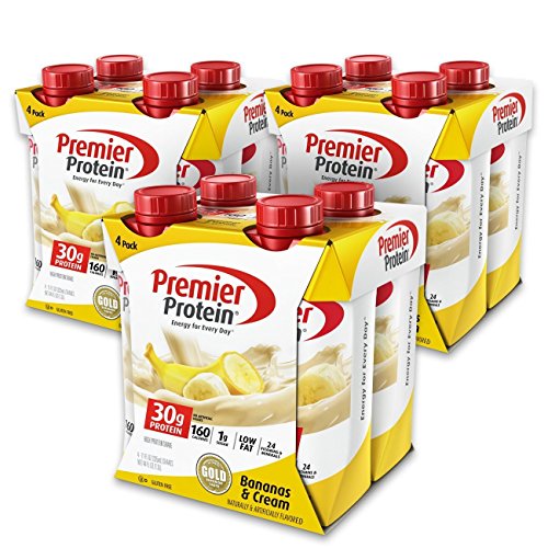 Image 1 of Default Title for the product Premier Protein 30g Protein Shake 11 fl oz Bottle Banana 12 Count 2 Pack