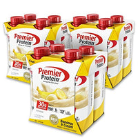Thumbnail for Image 1 of Default Title for the product Premier Protein 30g Protein Shake 11 fl oz Bottle Banana 12 Count 2 Pack