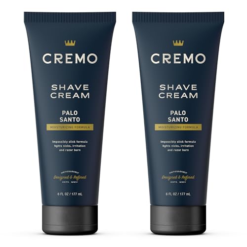 Image 1 of Default Title for the product Cremo Shaving Cream for Men, Palo Santo, 6 Fl Oz (2 Pack)
