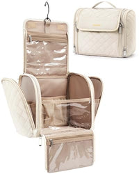 Thumbnail for Image 7 of Beige / Large for the product BAGSMART Hanging Travel Toiletry Bag