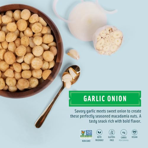 Image 3 of Mauna Loa Garlic Onion Roasted Macadamia Nuts, 7 oz (Pack of 2)