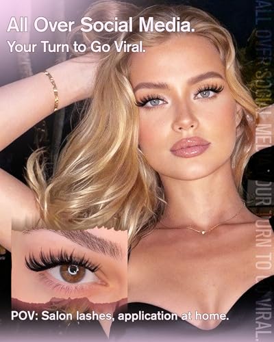 Image 2 of EYDEVRO Manga Bunny Lash Clusters Kit Fairy Eyelash Clusters Kit Wet Look