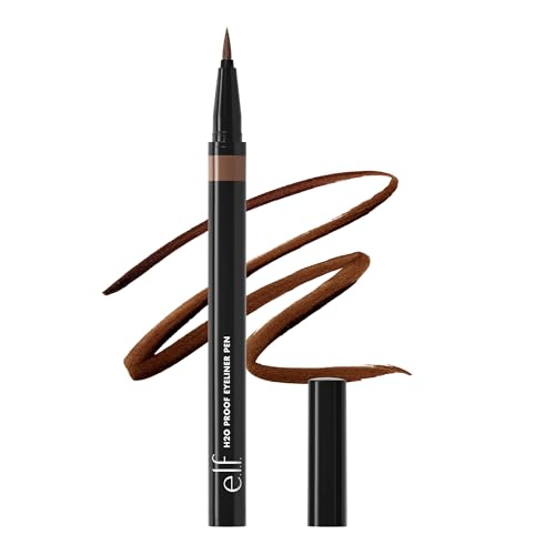 Image 2 of Deep Brown for the product e.l.f. H2O Proof Eyeliner Pen, Felt Tip, Waterproof, Long-Lasting, High-Pigmented Liner, Vegan & Cruelty-Free