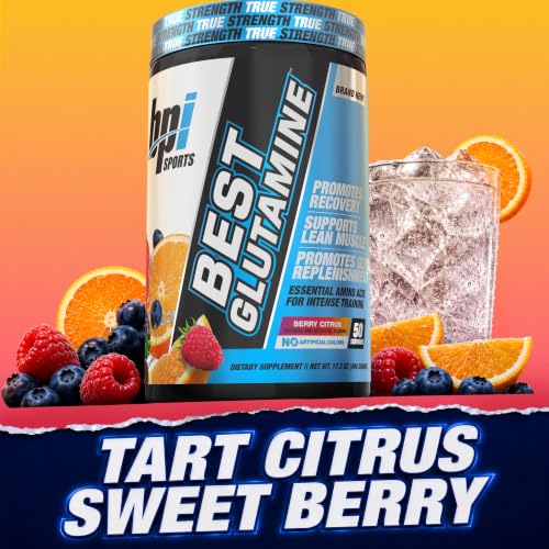 Image 3 of BPI Sports Best Glutamine Supplement – Berry Citrus Flavor, 50 Servings