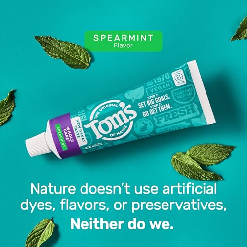 Image 6 of Tom's of Maine Whole Care Natural Anticavity Fluoride Toothpaste 3 Pk, 4 oz