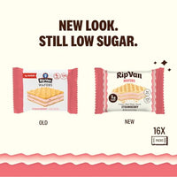 Thumbnail for Image 3 of RIP VAN Strawberry Wafer Cookies, 1g Sugar, 16 Count