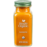 Thumbnail for Image 1 of Default Title for the product Simply Organic Ground Turmeric Root, 2.38 Ounce, Pack of 3