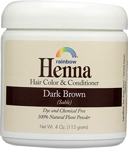 Image 2 of Dark Brown / 4 Ounce (Pack of 1) for the product Rainbow Research Henna Hair Color and Conditioner Persian Dark Brown Sable - 4 oz
