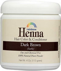 Thumbnail for Image 2 of Dark Brown / 4 Ounce (Pack of 1) for the product Rainbow Research Henna Hair Color and Conditioner Persian Dark Brown Sable - 4 oz